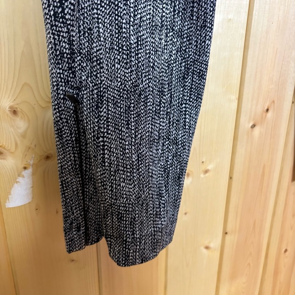 Athleta Delancey Skyline Tight Women’s large Black and White Pants Zip Ankle - Picture 6 of 11